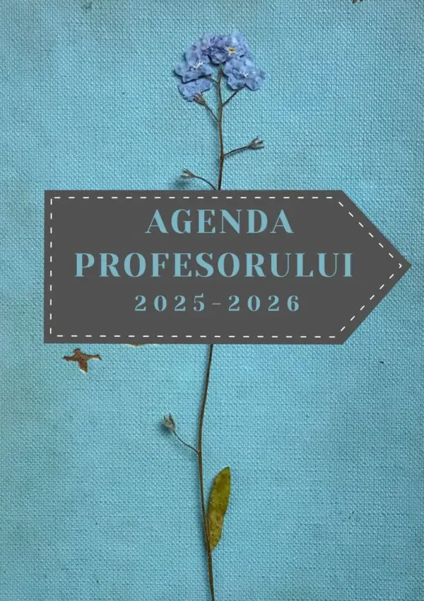 Agenda digitală completă pentru profesori