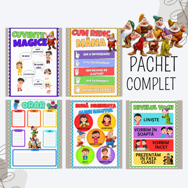 Pachet Educațional Complet pentru Clasă și Acasă Pitici - imagine 2