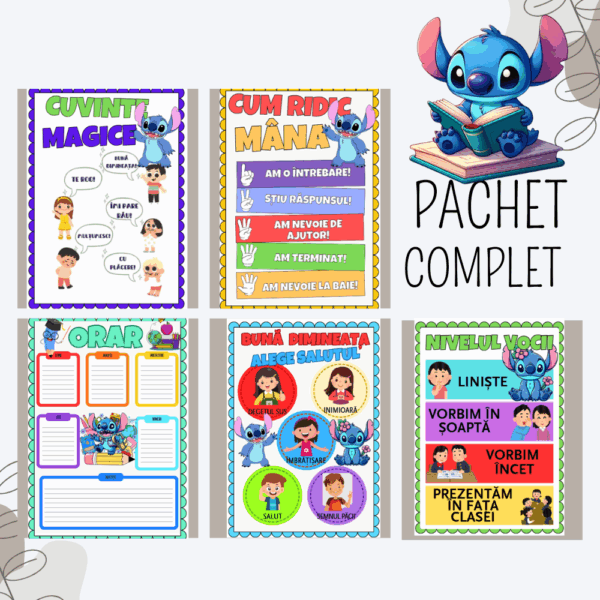 Pachet Educațional Complet pentru Clasă și Acasă Stich - imagine 2