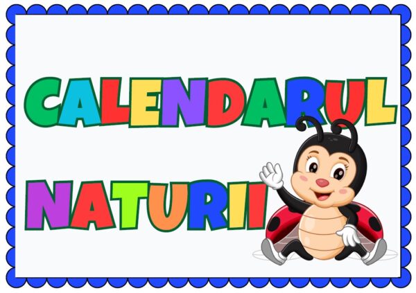 🌿 Calendarul Naturii Buburuze – Set Educațional Digital Printabil pentru Grădiniță și Școală (PDF)