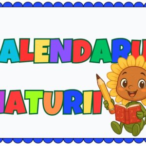 🌿 Calendarul Naturii Floricele – Set Educațional Digital Printabil pentru Grădiniță și Școală (PDF)