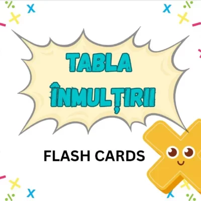 Flashcarduri – Tabla Înmulțirii 0–12 (PDF Imprimabil) | Exersează Înmulțirea prin Joc, 156 de Cartonașe Educative