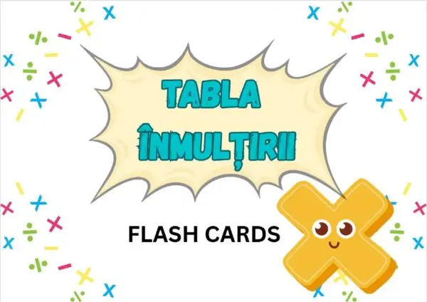 Flashcarduri – Tabla Înmulțirii 0–12 (PDF Imprimabil) | Exersează Înmulțirea prin Joc, 156 de Cartonașe Educative