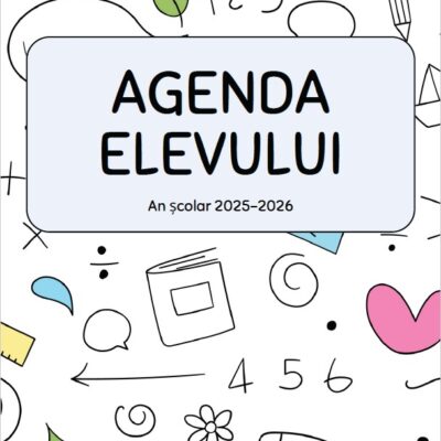 📘 Agenda Elevului – Organizare Școlară Digitală Printabilă (An școlar 2025–2026)