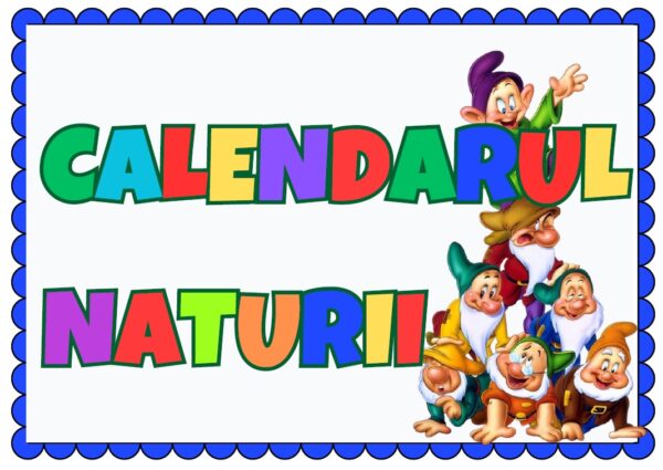 🌿 Calendarul Naturii Pitici – Set Educațional Digital Printabil pentru Grădiniță și Școală (PDF)