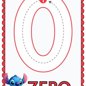 🔢 Numere 0–31 Stich – Set Educațional Digital Printabil pentru Copii (PDF)
