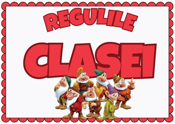 Regulile Clasei Pitici – Set Digital Printabil pentru Managementul Clasei și Disciplina Pozitivă