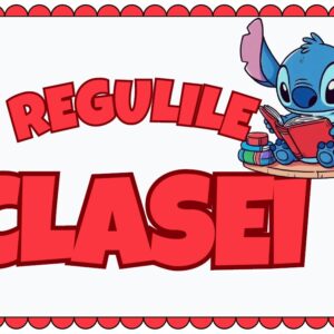 Regulile Clasei Stich – Set Digital Printabil pentru Managementul Clasei și Disciplina Pozitivă