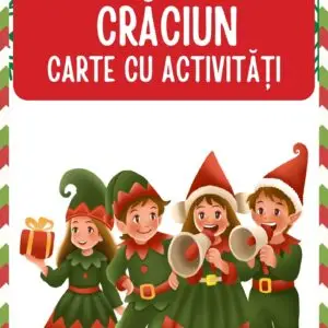 Crăciun – Carte cu activități pentru copii (PDF Imprimabil | Jocuri, scriere, matematică și colorat)