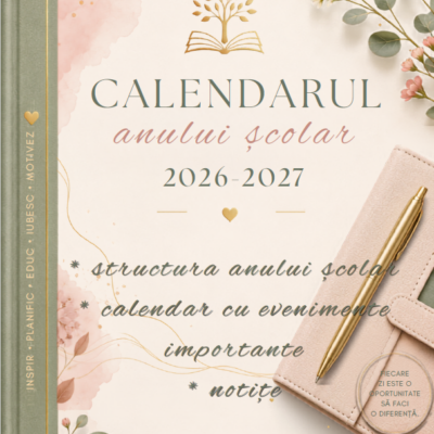 Calendar An Școlar 2026–2027 (PDF Digital Imprimabil)