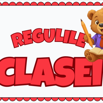 Regulile Clasei – Set Digital Printabil pentru Managementul Clasei și Disciplina Pozitivă